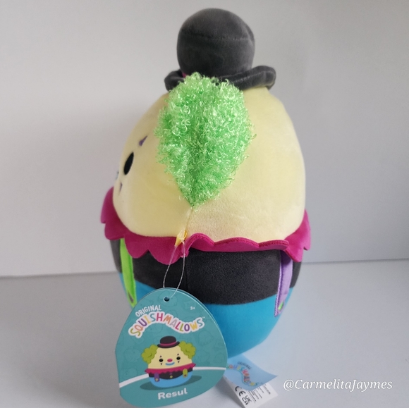 RESUL 🤡 Blacklight Clown Original Squishmallows by Kelly Toy ☆》NW - Picture 2 of 7